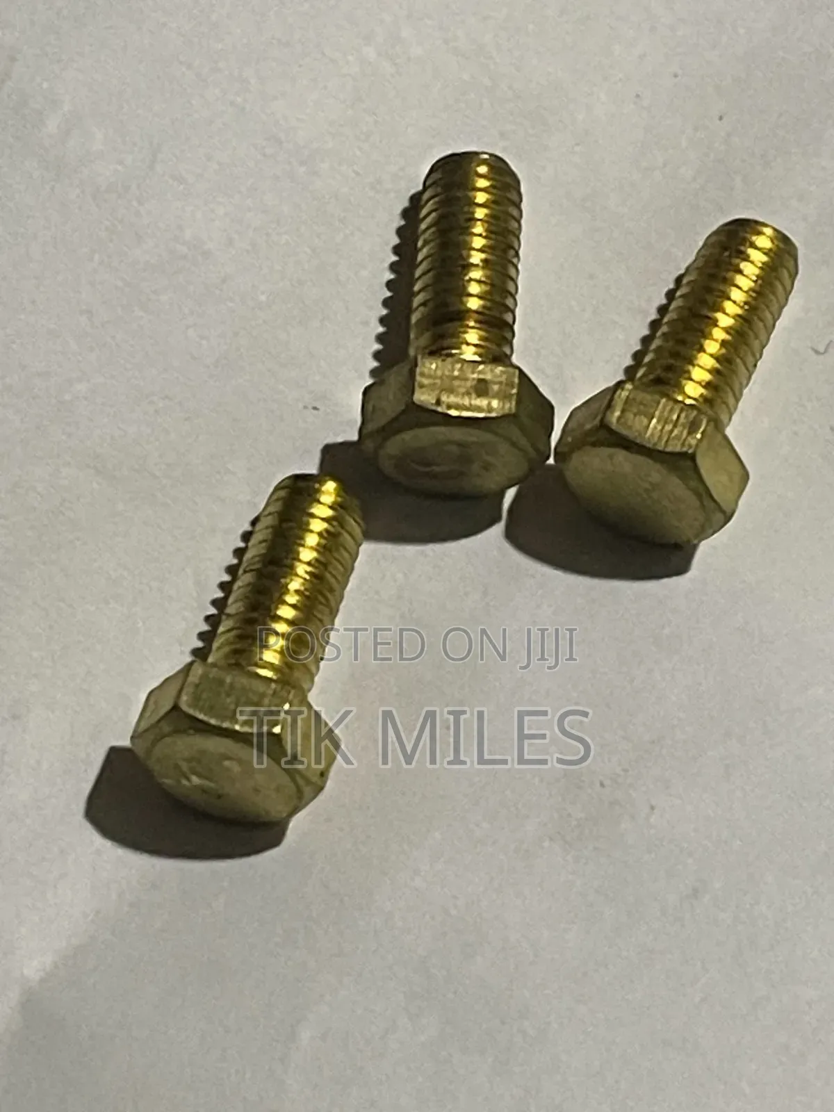 Brass Hex Head Bolt M5 × 25mm