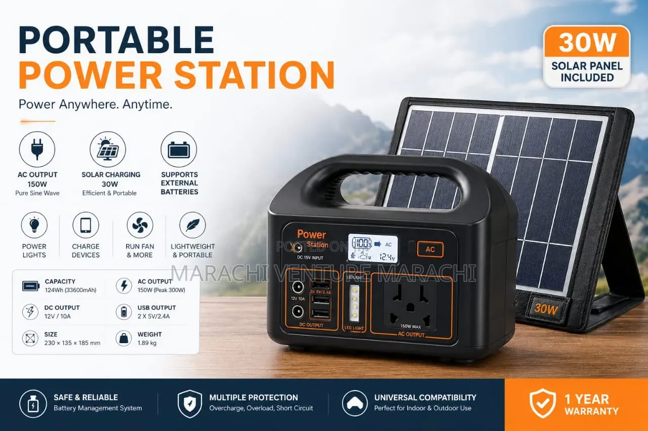 150watts Rechargeable Power Station Inverter Power Pack