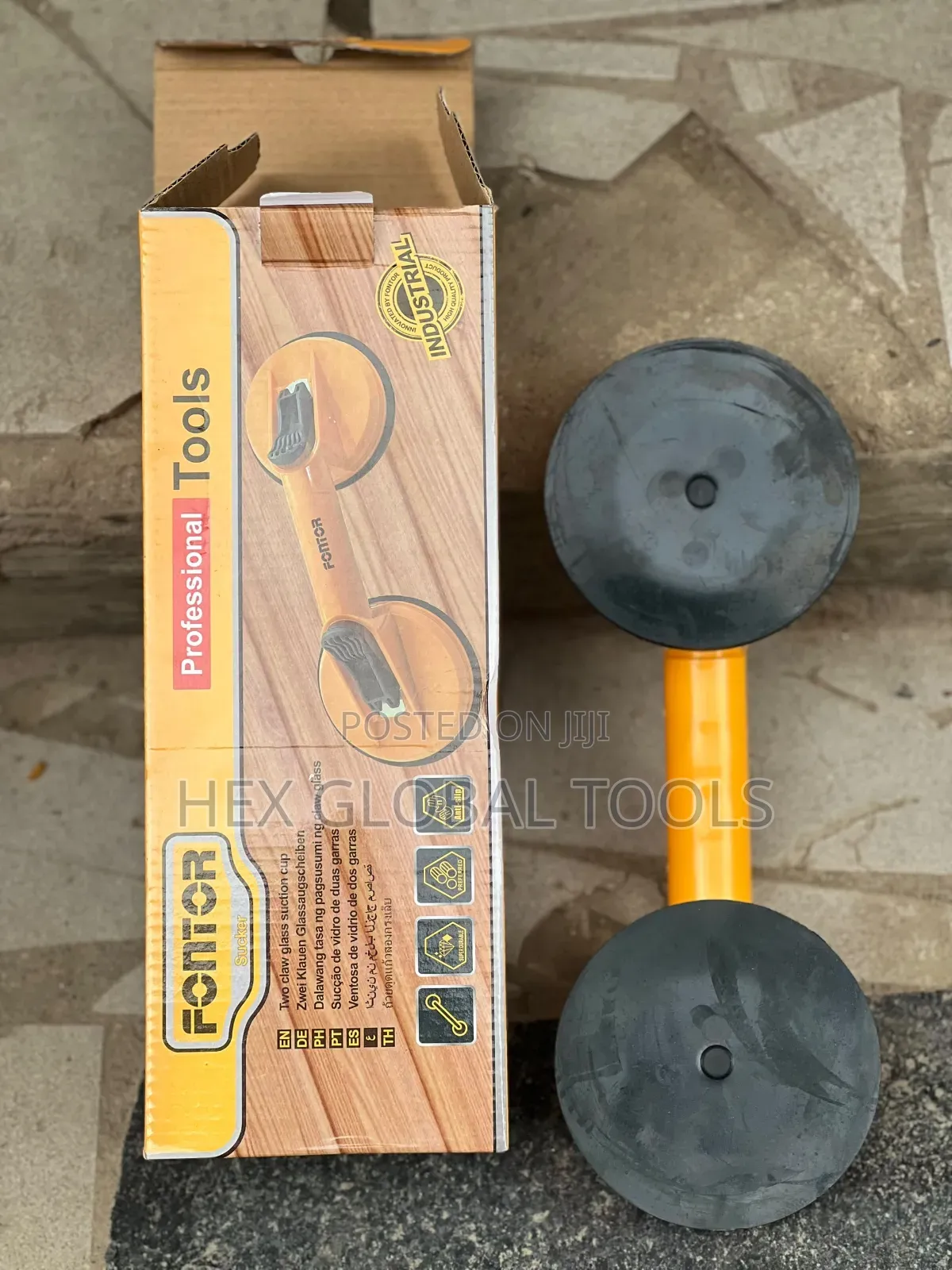 Fontor Two Claw Glass Suction Cup