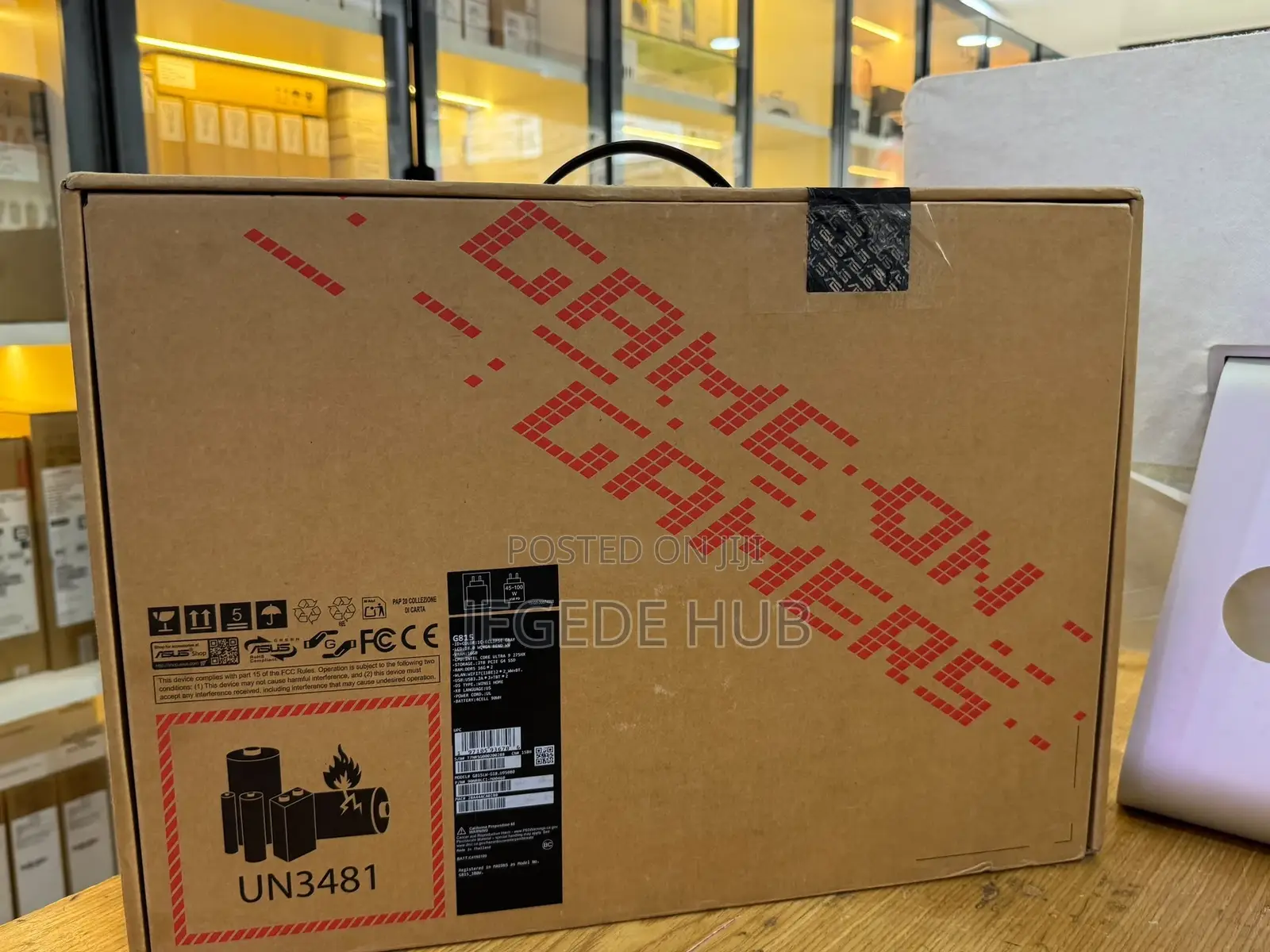 New Laptop Asus ROG Strix G18 32GB Intel Core Ultra 9 SSD 2T