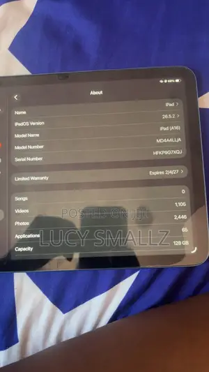 Apple iPad Wi-Fi 128 GB Blue