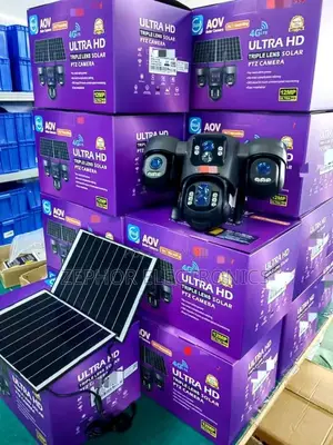 Ubox 3lens Solar 4g Camera