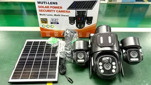 Alfa 3 Lens Solar CCTV Cameras