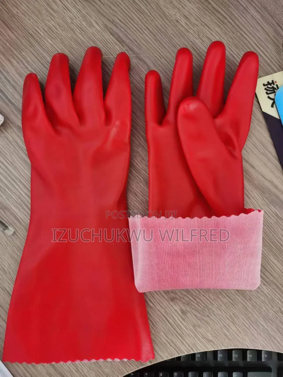 PVC/Red Rubber Handglove