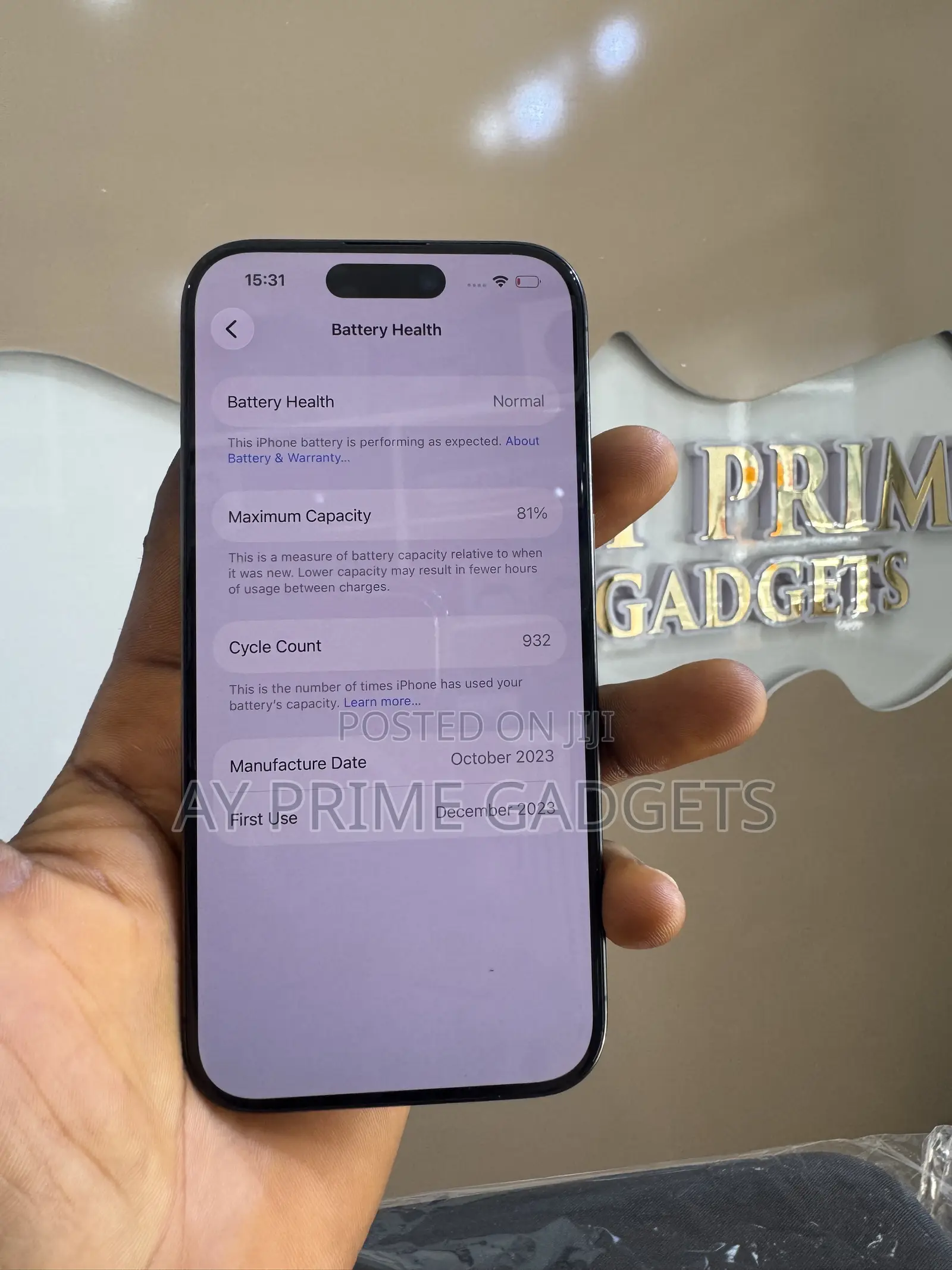 Apple iPhone 15 Pro 256 GB Black