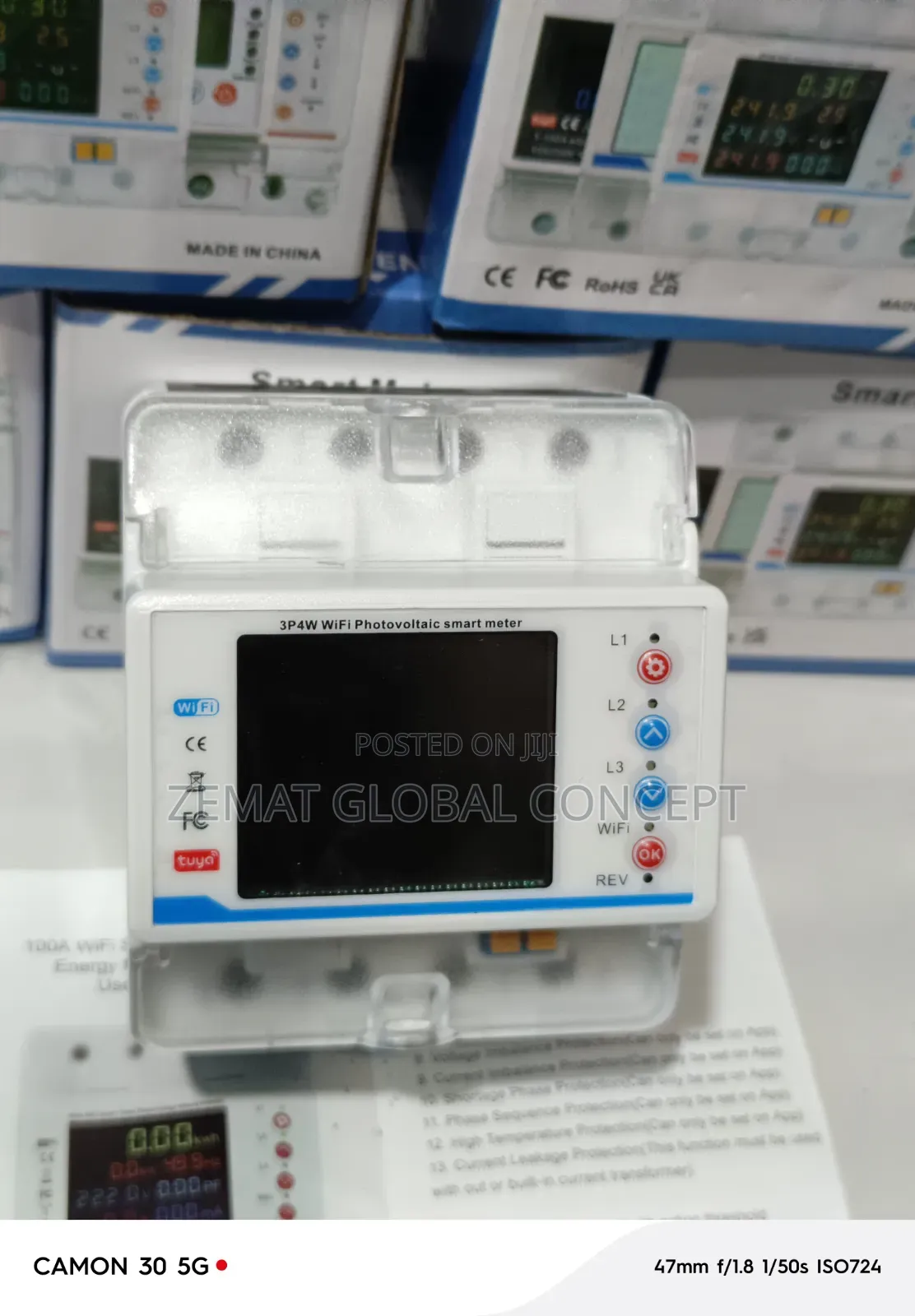 100mps 3phase Smart WiFi Meter