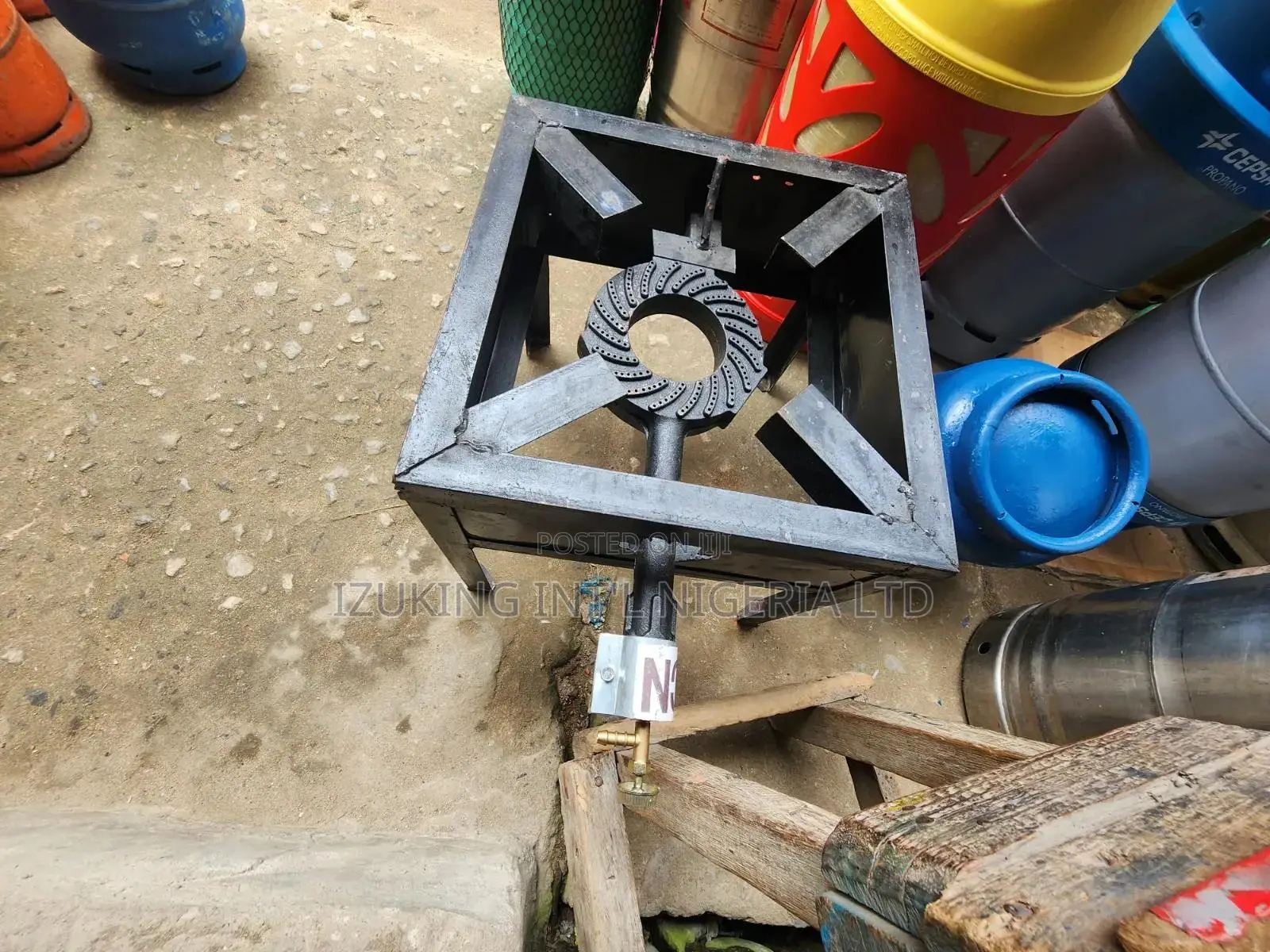Locally Made Industrial Cooker Single Burner.