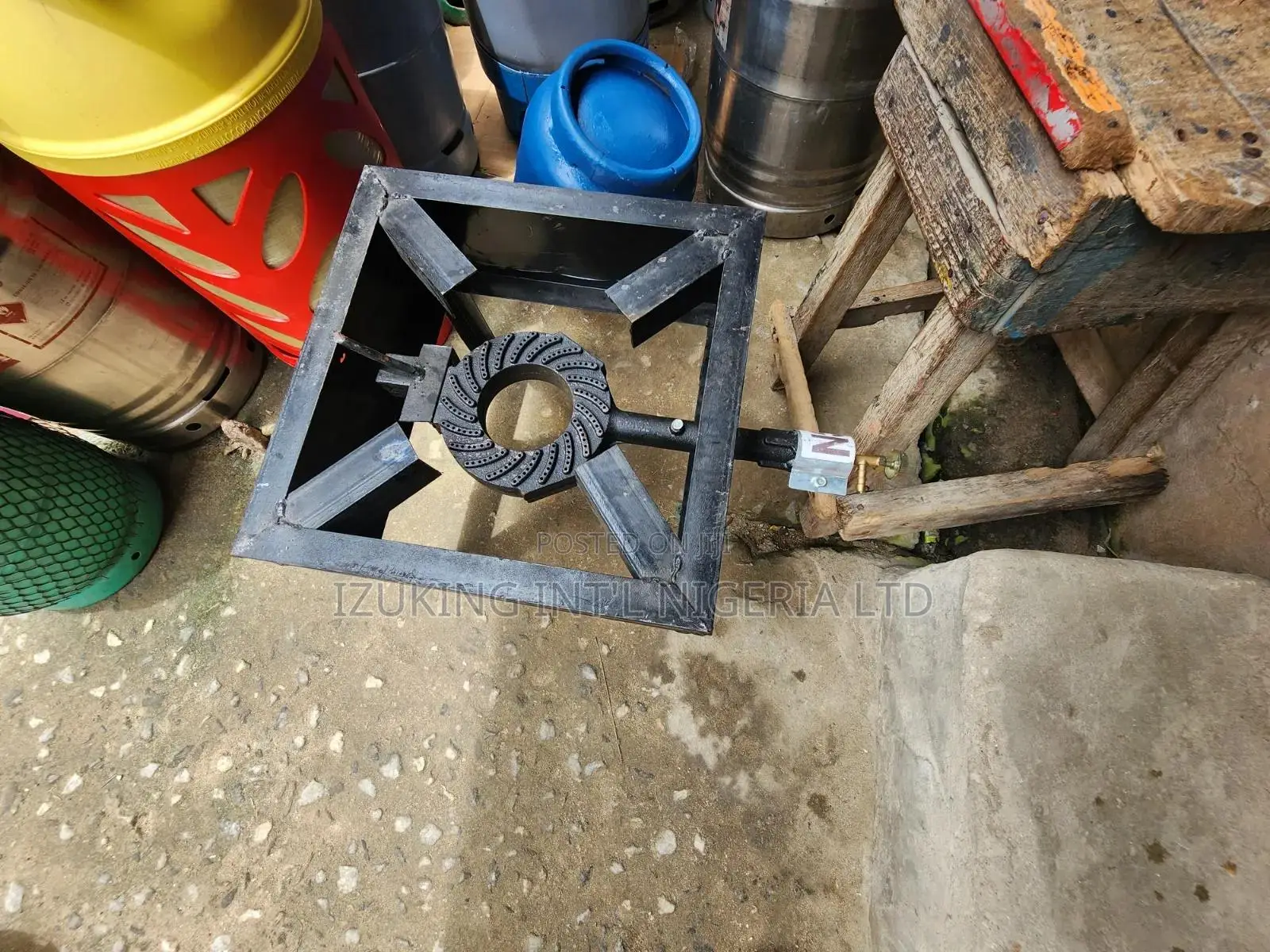 Locally Made Industrial Cooker Single Burner.