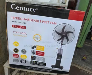 18"Century Rechargeable Standing Mist Fan
