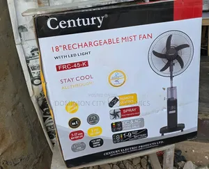 18"Century Rechargeable Standing Mist Fan