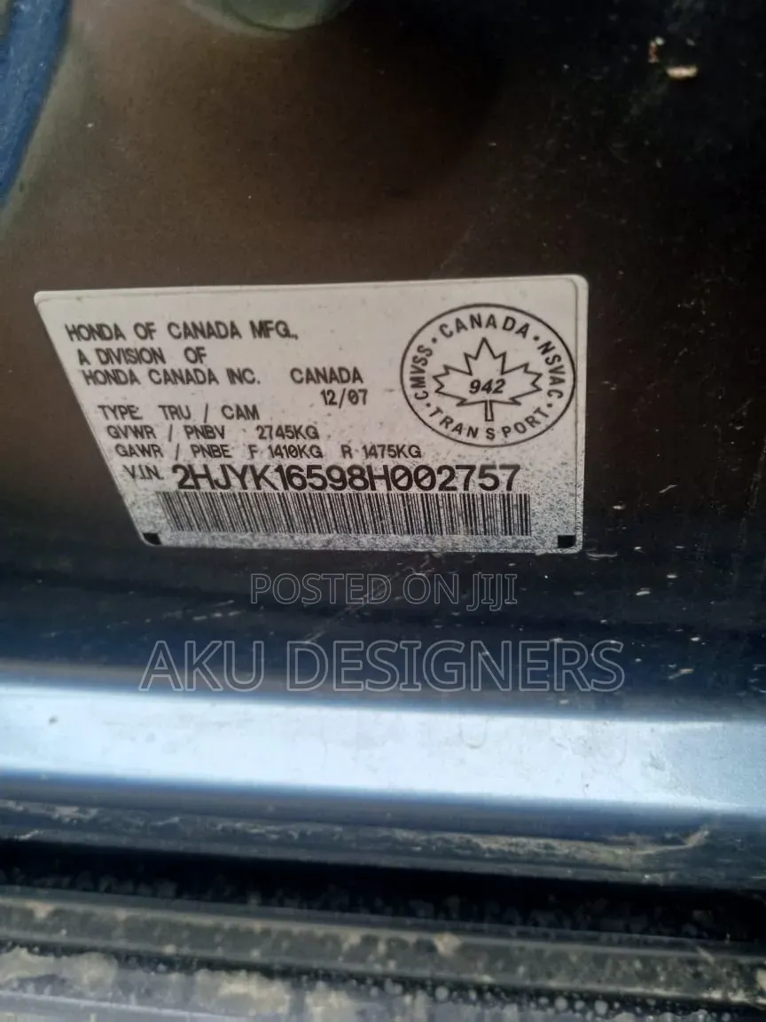 Honda Ridgeline 2008 Gray