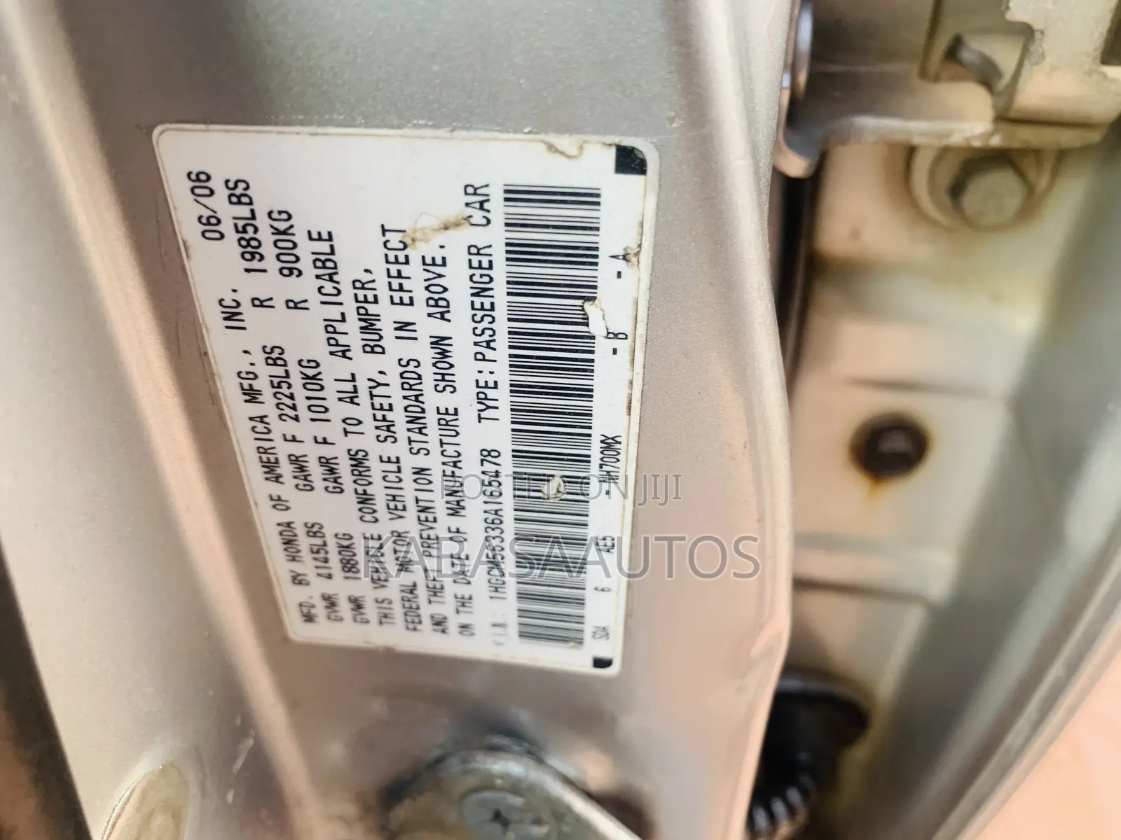 Honda Accord 2007 Silver