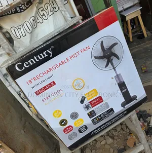 Century 18inch Rechargeable Standing Water Mist Fan