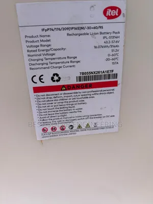 Itel 16kwh 48v Lithium Battery