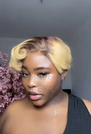 Blonde Pixie Cut Unit