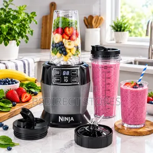 Ninja Personal Blender With Auto-Iq - BN495UK 2 X 700ml Cups
