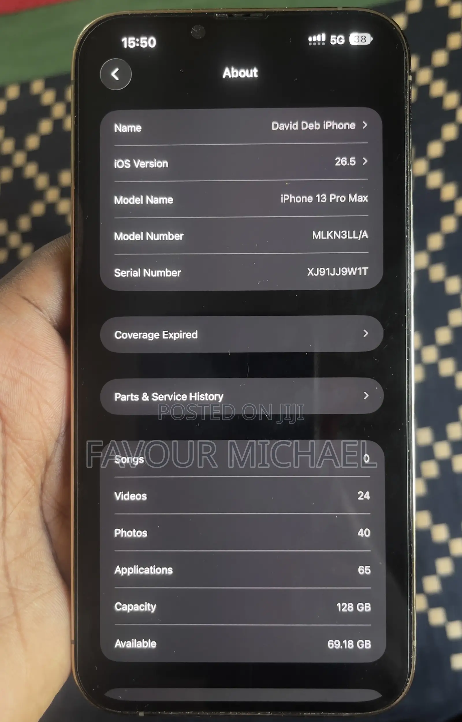 Apple iPhone 13 Pro Max 128 GB Gold