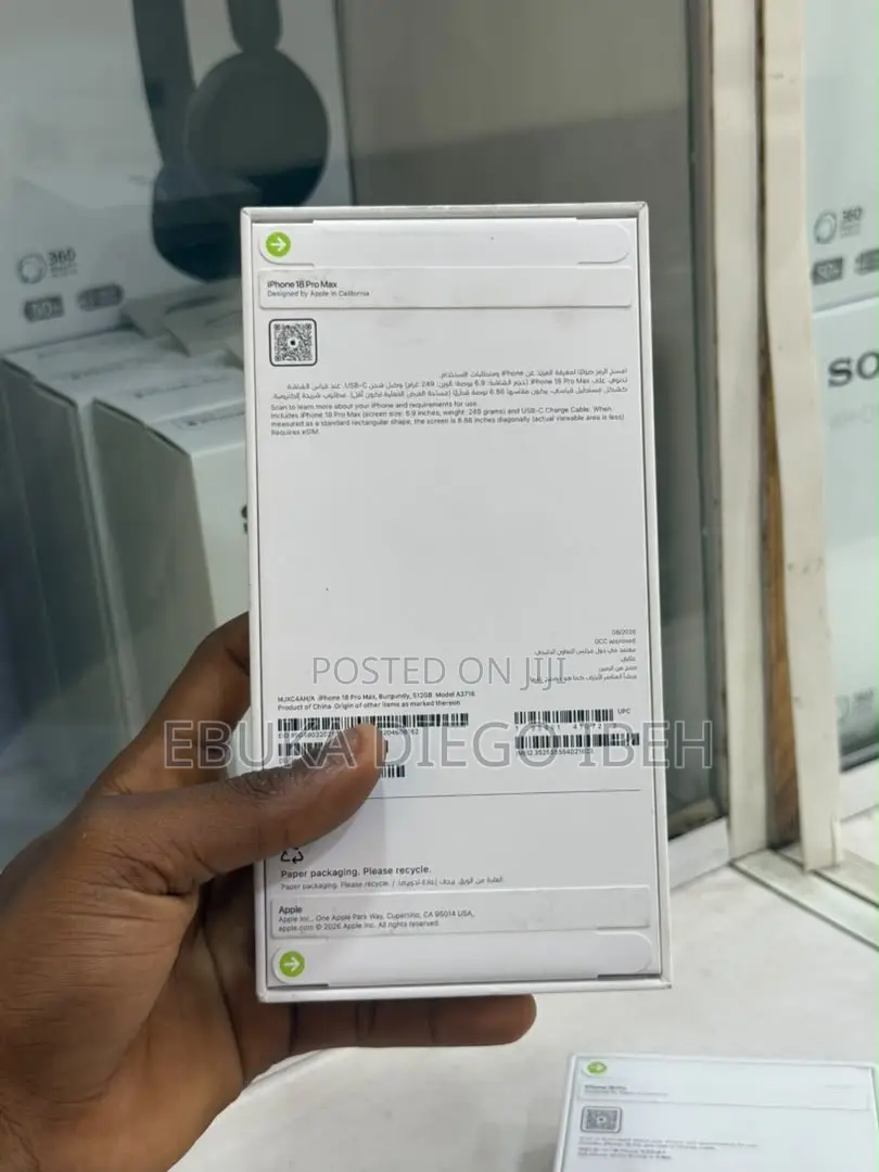 New Apple iPhone 18 Pro Max 256 GB