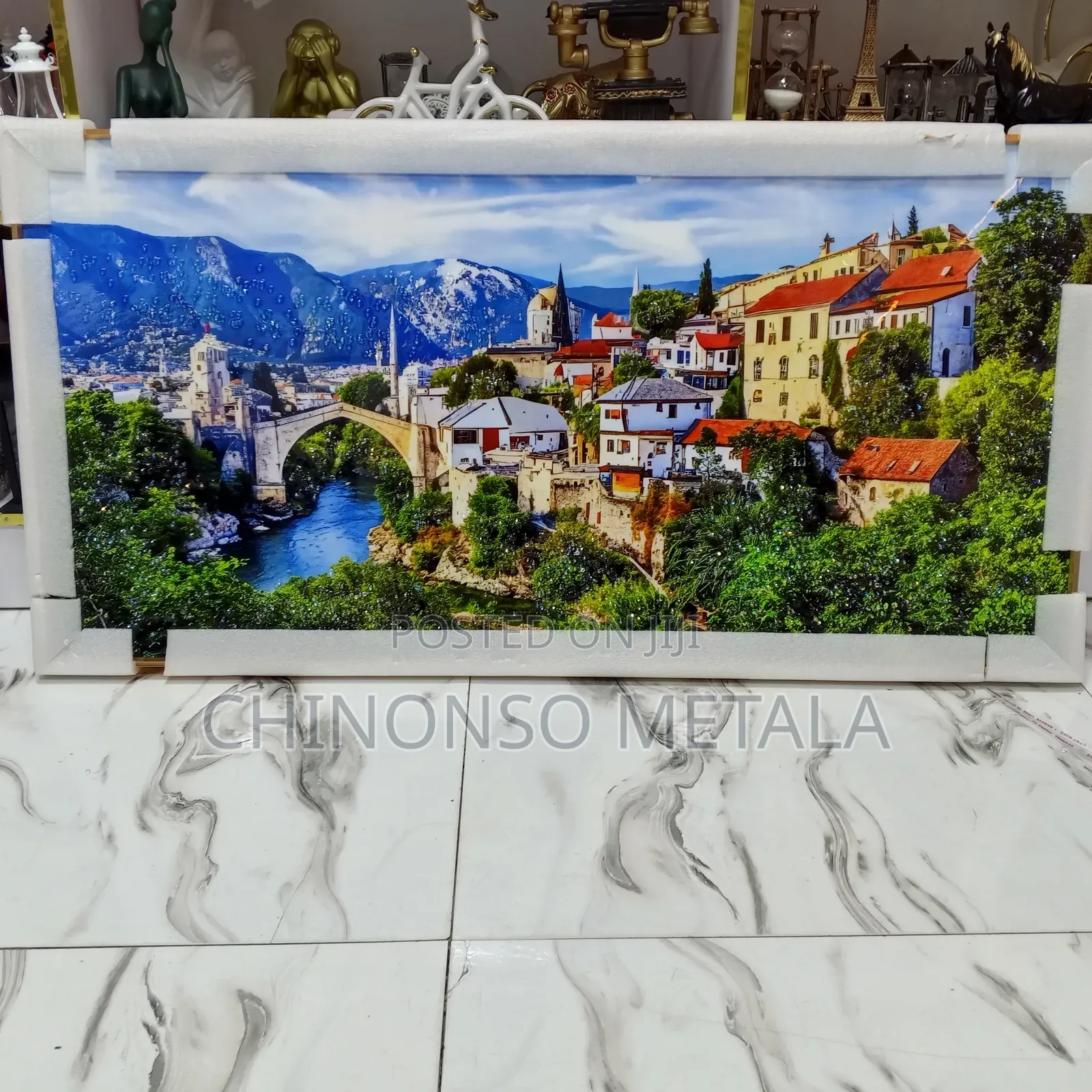 Landscape Parrot Acrylic Frame