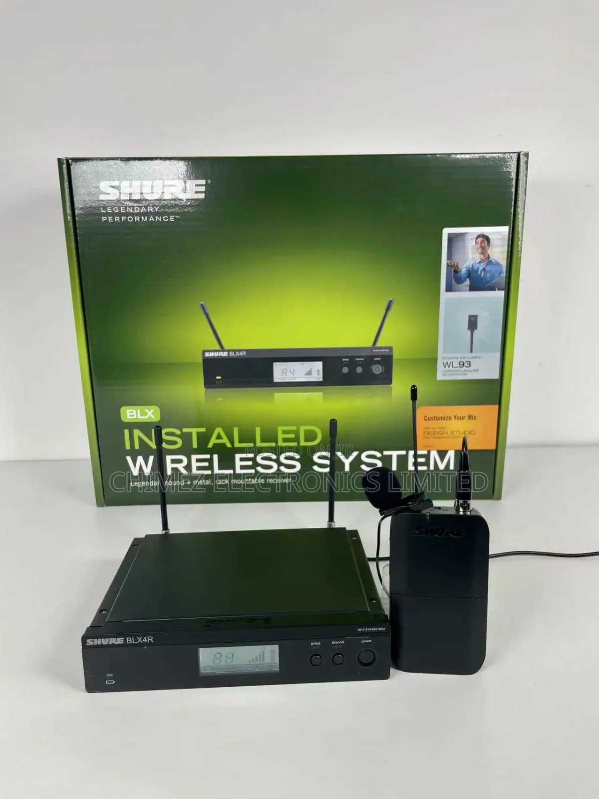 BLx4R Shure Pin Wireless Mic