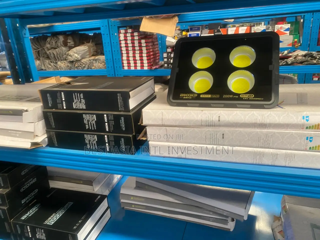 500W Ultimate Lighting IP66 High-Power COB LED Floodlight
