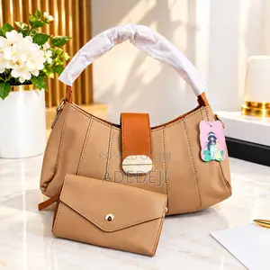 Nude Shoulder Bag + Wallet