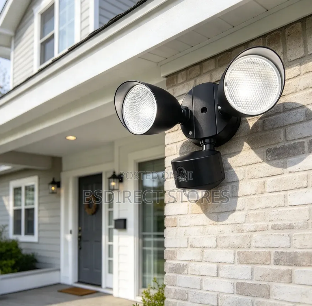 Lutec LED Security PIR Sensor Floodlight and HD Wifi Camera