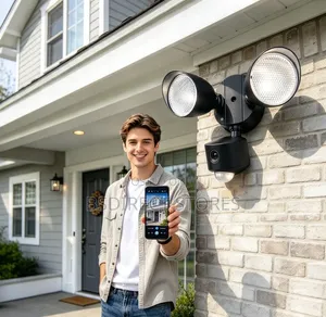 Lutec LED Security PIR Sensor Floodlight and HD Wifi Camera