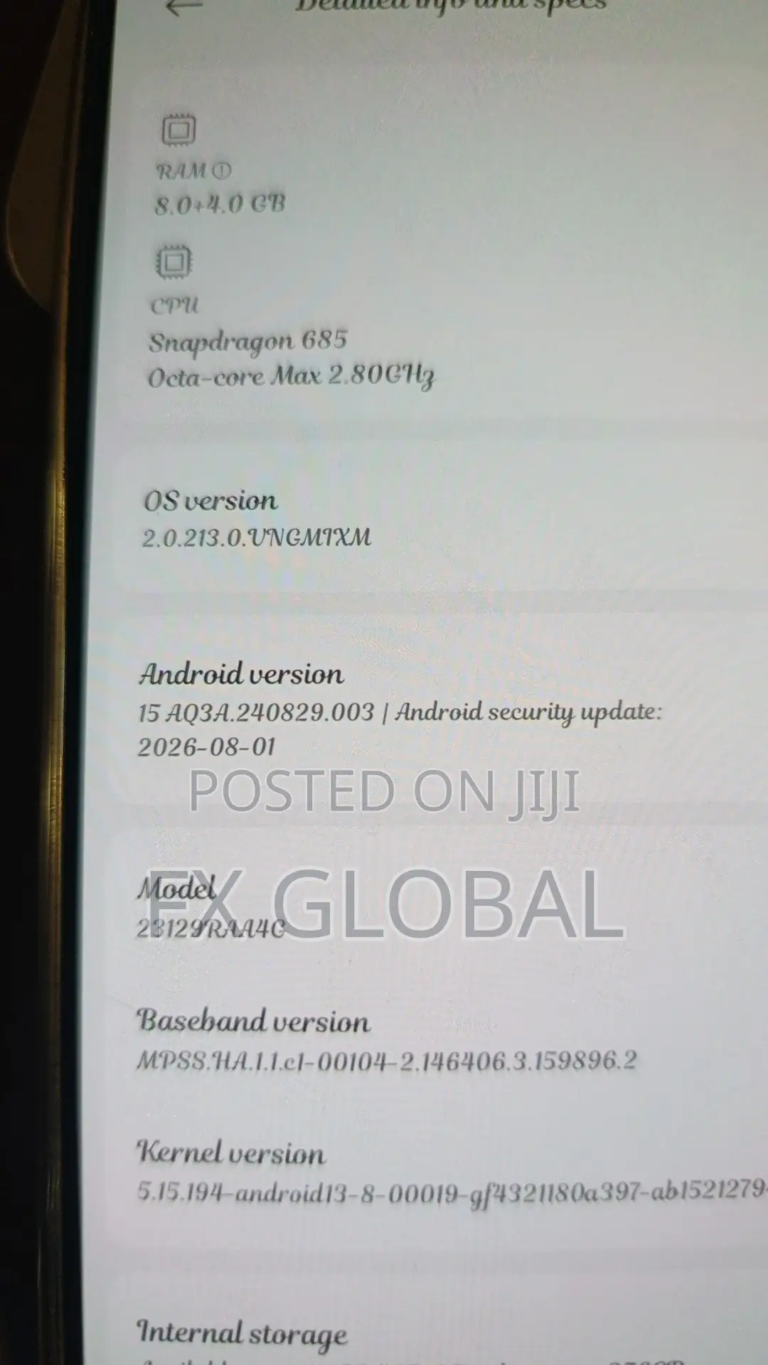 Xiaomi Redmi Note 13 256 GB Gray