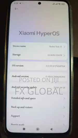 Xiaomi Redmi Note 13 256 GB Gray