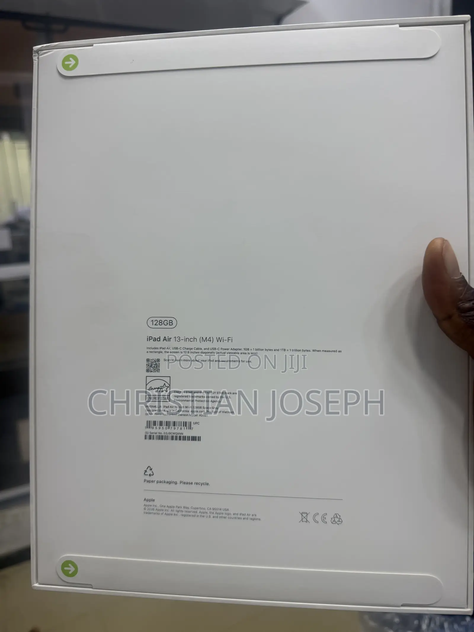 New Apple iPad Air 128 GB Silver