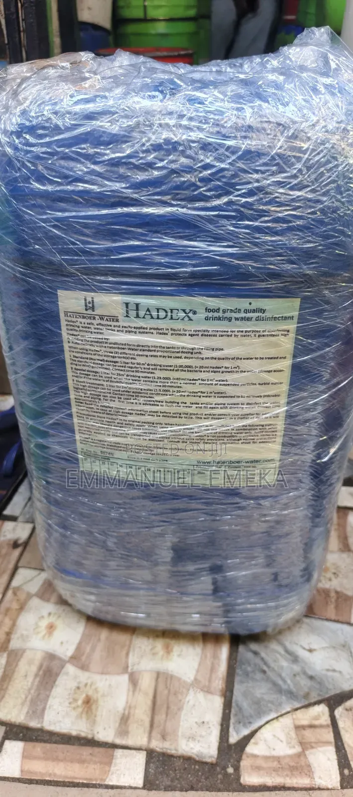 Hadex Drinking Water Disinfectant