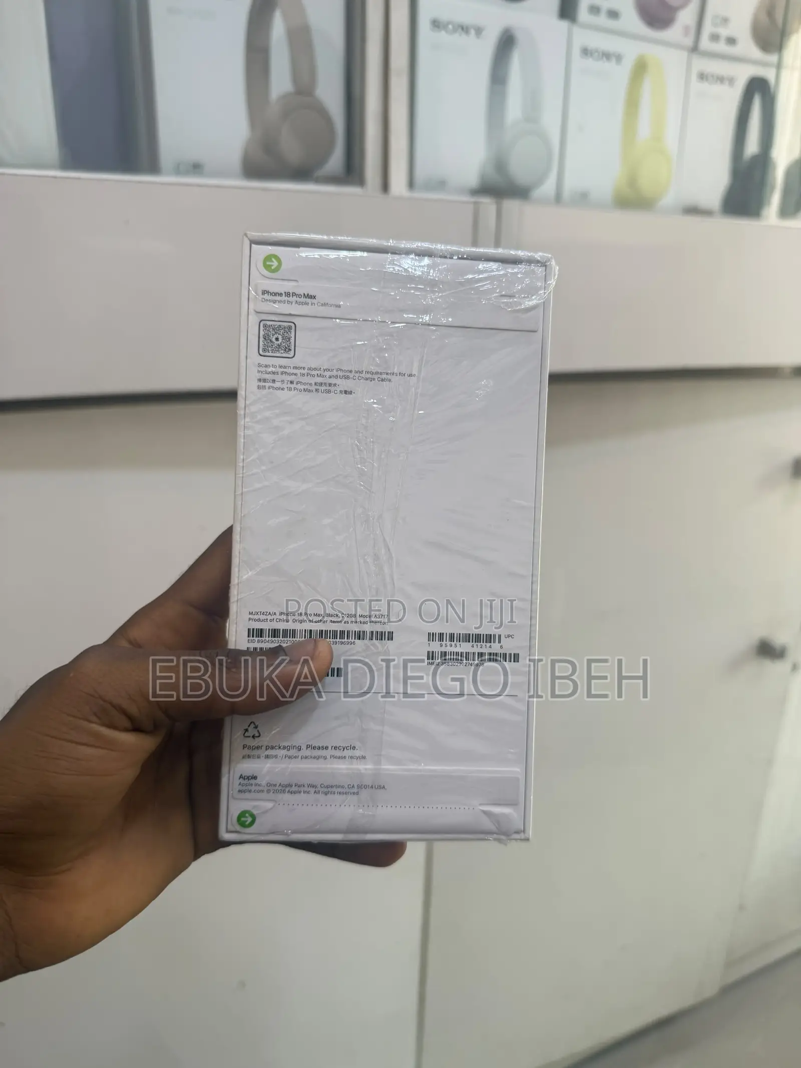 New Apple iPhone 18 Pro Max 512 GB Black