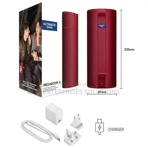 Ultimate Ears Megaboom 3 Portable Bluetooth Speaker Sunset Red