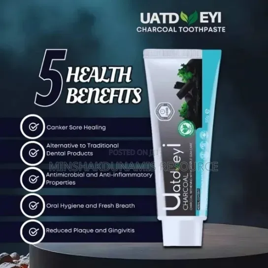 Organic Charcoal Whitening Toothpaste