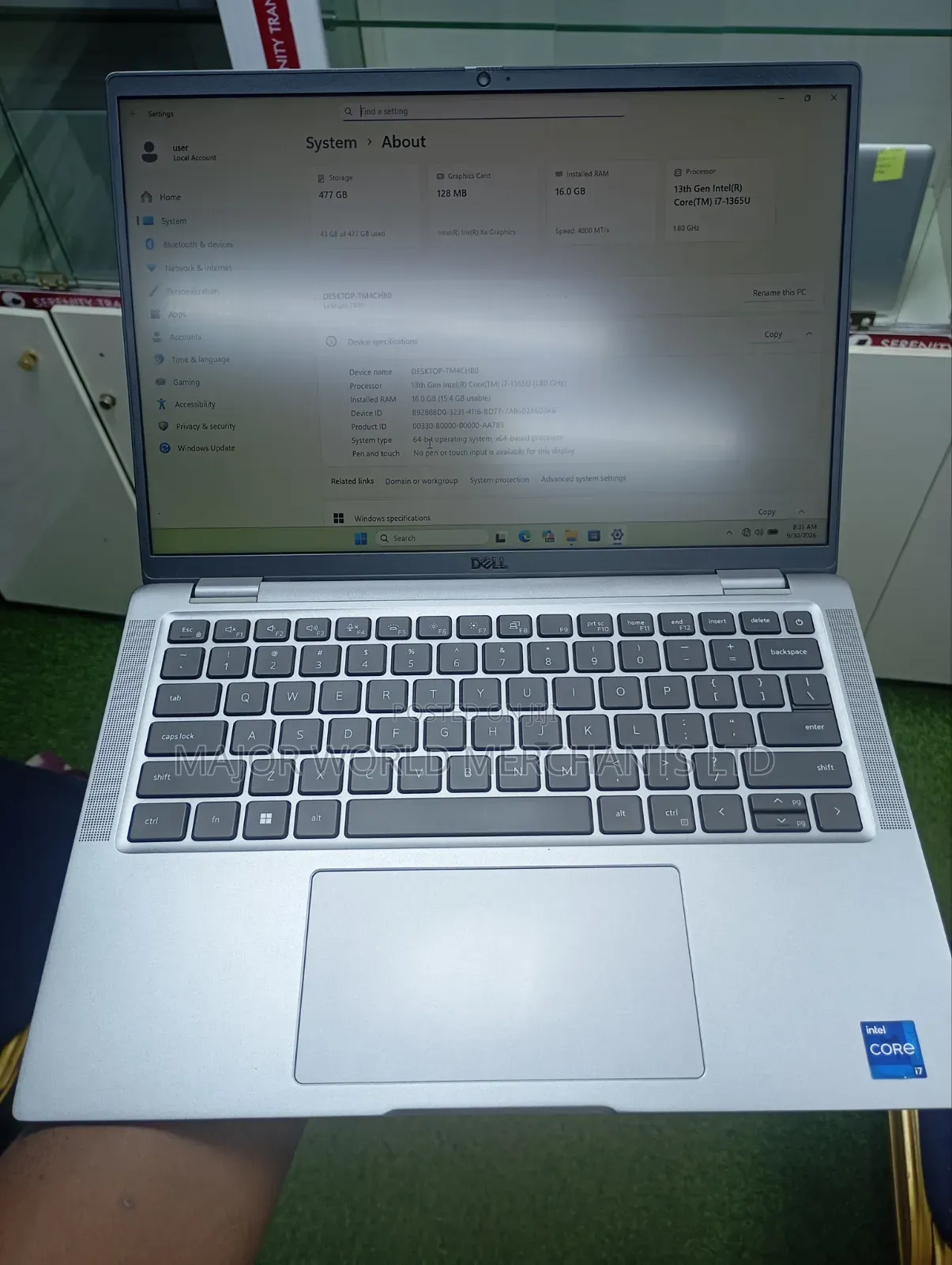 Laptop Dell Inspiron 14 7440 16GB Intel Core i7 SSD 512GB