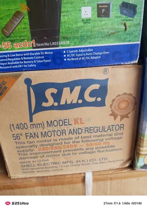 Solar SMS Ceiling Fan