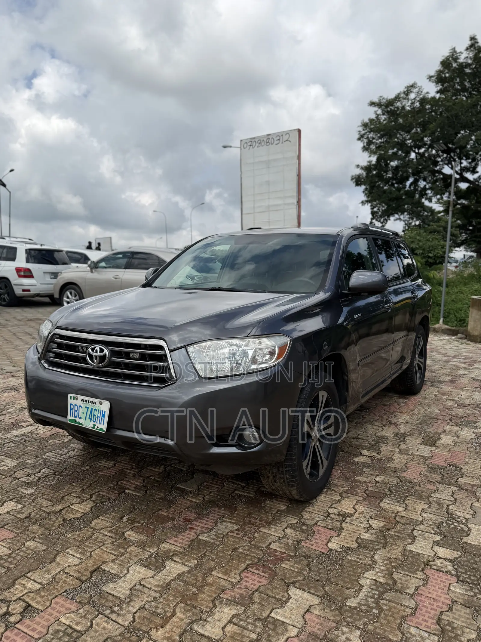 Toyota Highlander Limited 2008 Gray