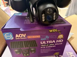Ubox 3lens Solar 4g Camera