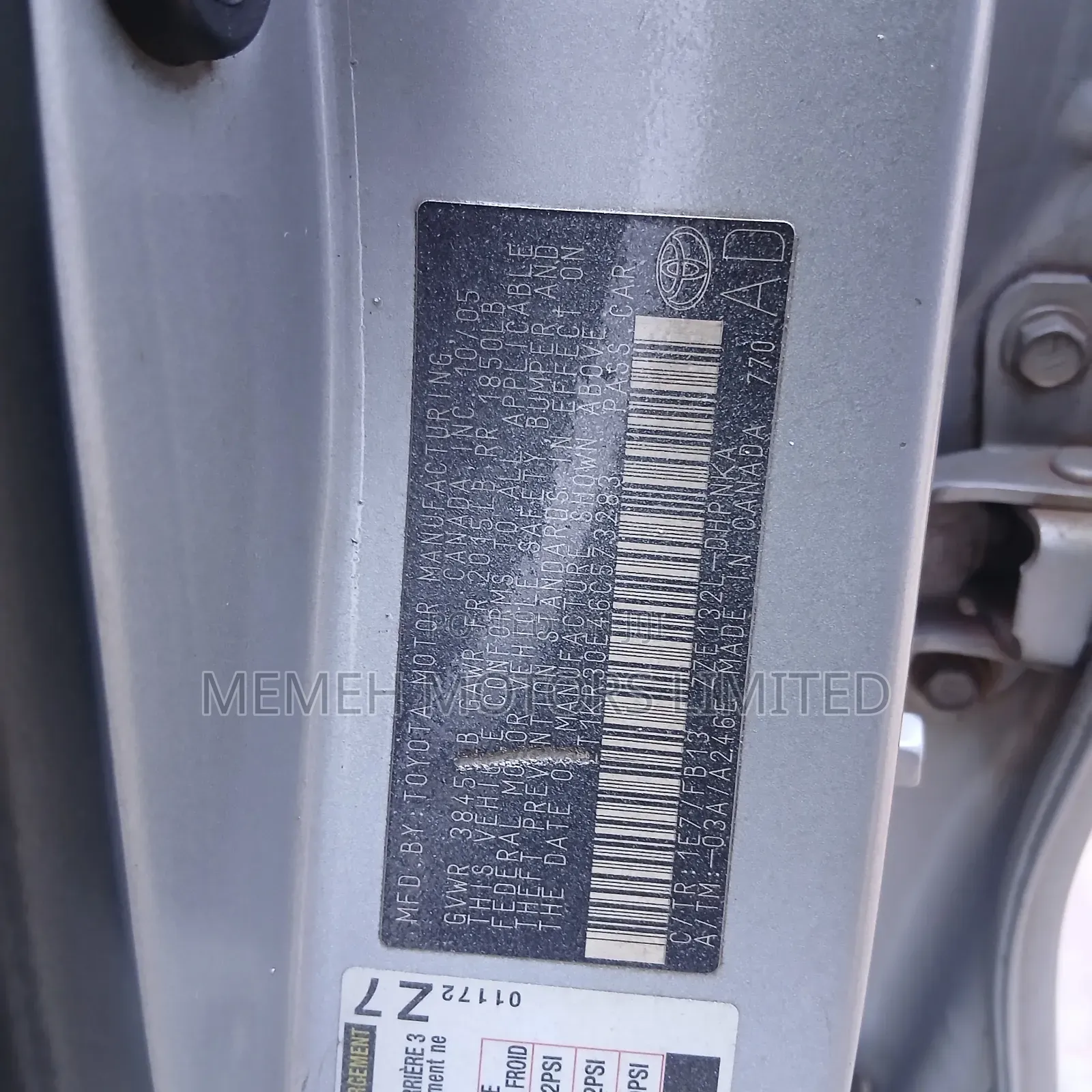 Toyota Matrix 2006 Silver