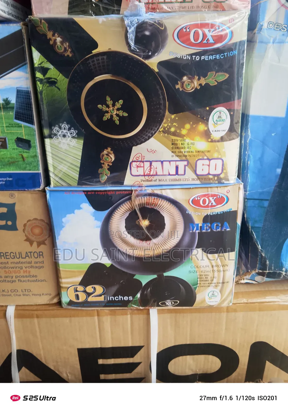 Solar OX Ceilling Fan