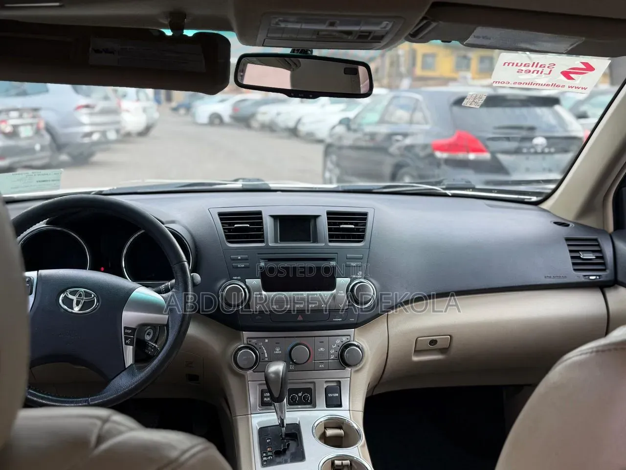 Toyota Highlander SE 2012 White