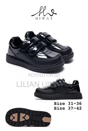 Black School Shoes Big Kids - Size 33, 38, 41 - LilyCollections