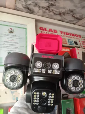 4 Lens Solar Powered CCTV Cameras