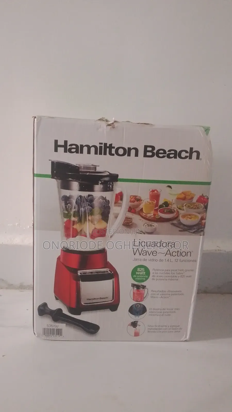 New Hamilton Beach Wave-Action Blender - 825 Watts Max Power
