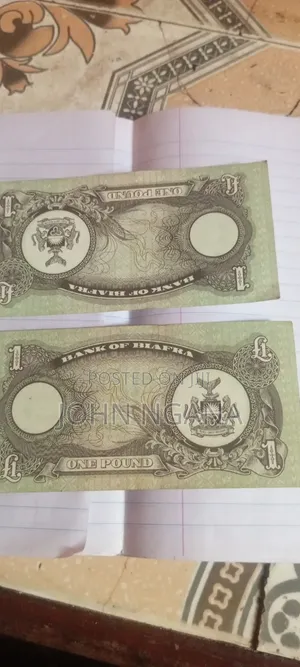 Original Old Biafra Pounds Notes of 1968