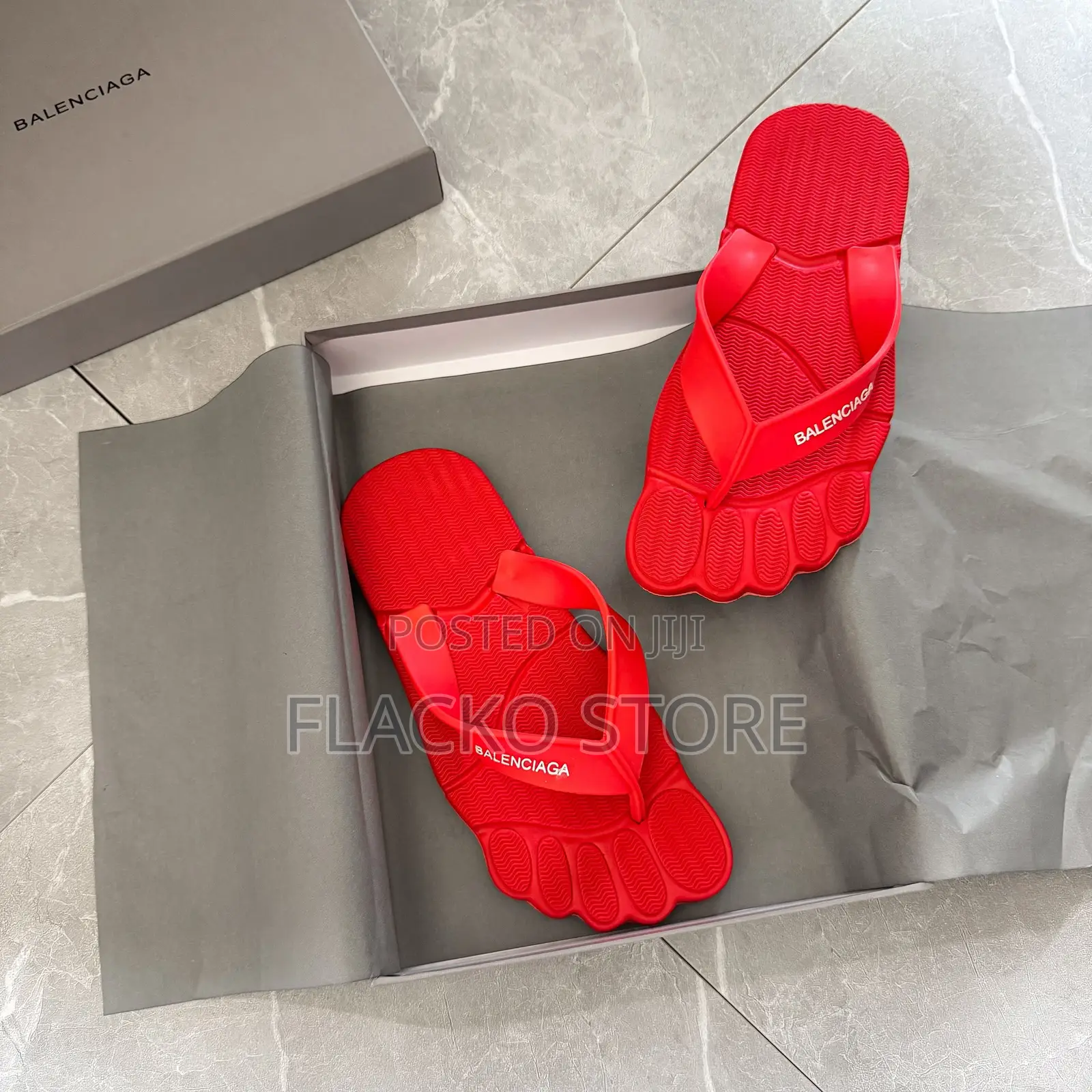 Premium Balenciaga Toe Flip Flops