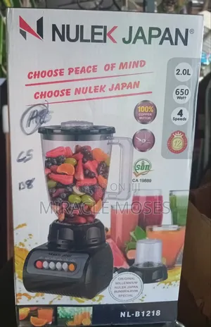 Original Nulek Japan 2.0L Blender Grinder (650W) - NL-B1218.