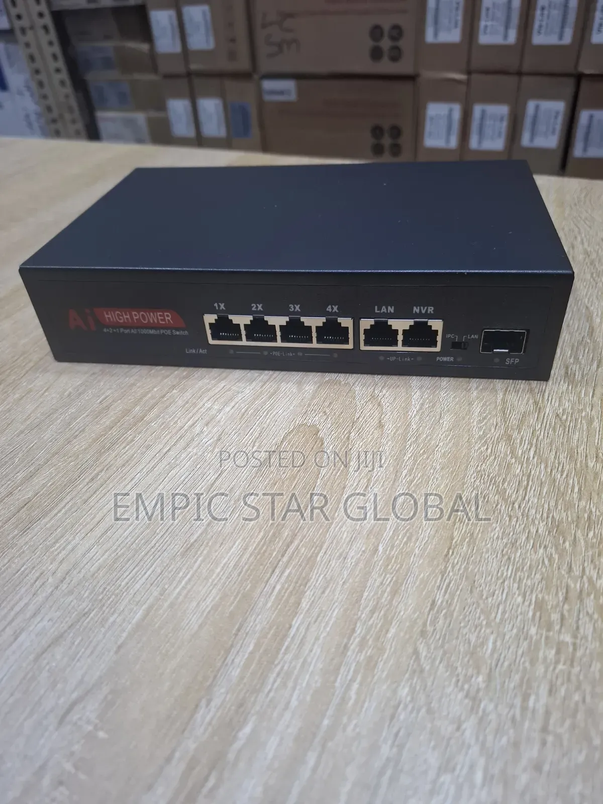 4port Gigabit Poe Switch + 1SFP Port