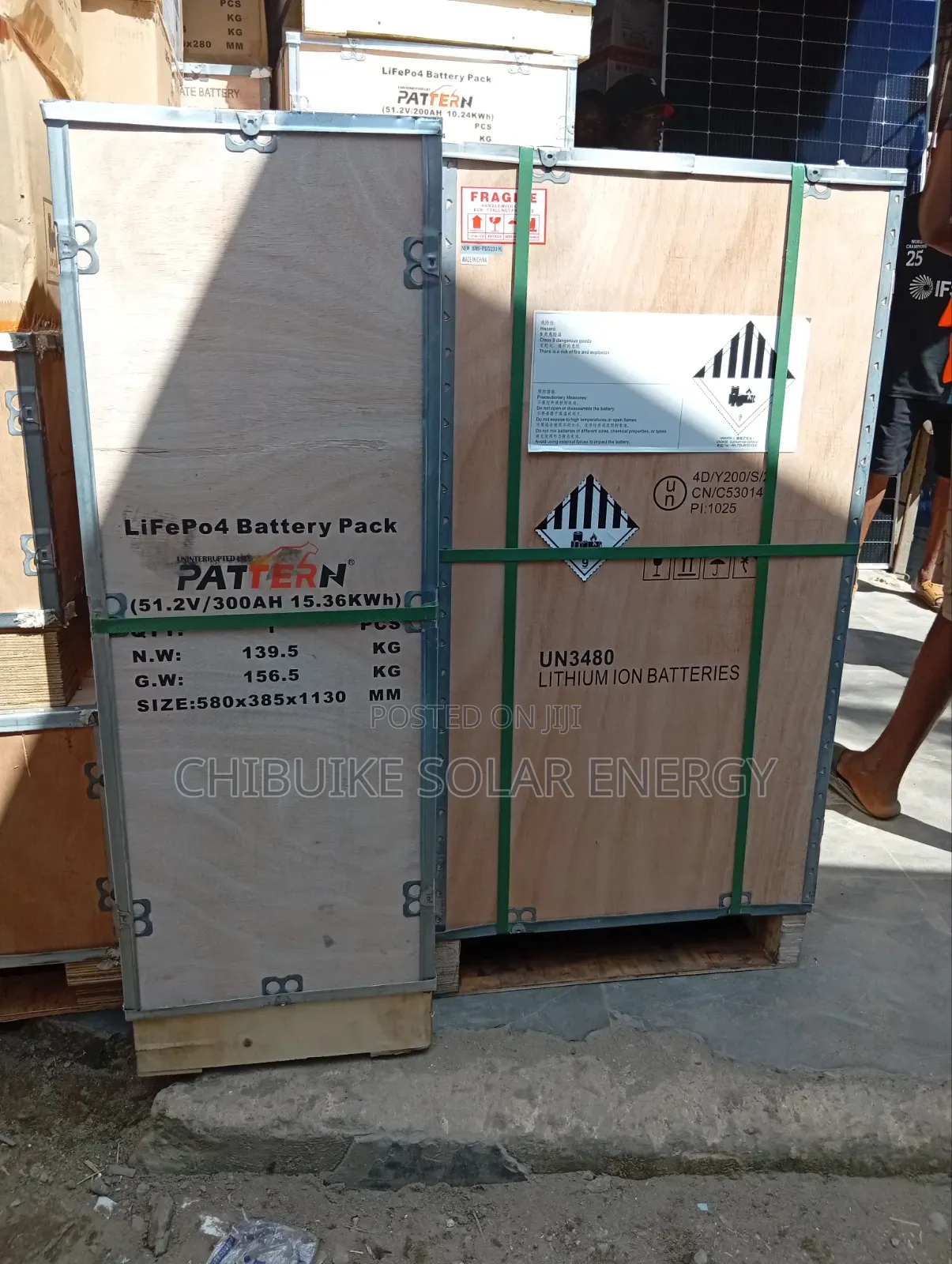 Pattern Solar Battery Lithium Ion 15kwh/48v